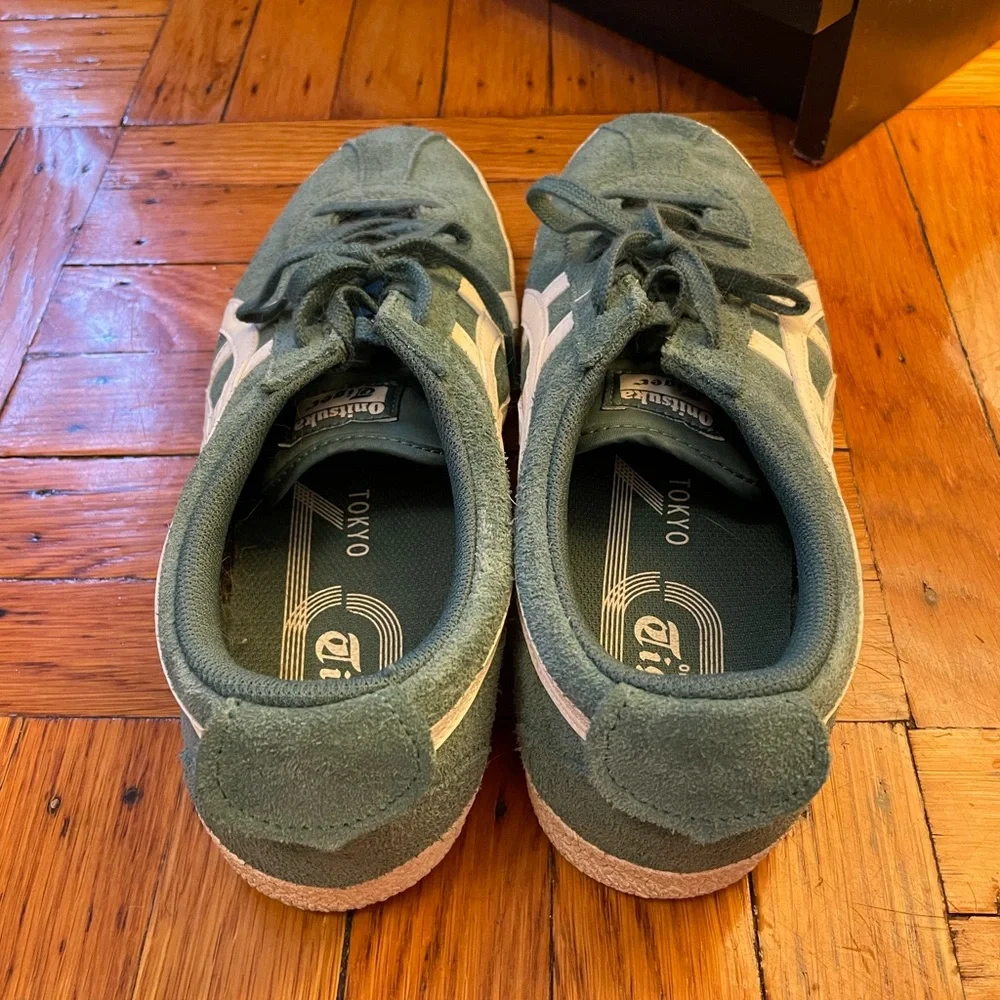 Madewell X Onitsuka Tiger™ Mexico Delegation sneakers green suede, size 10.5 - Picture 8 of 10